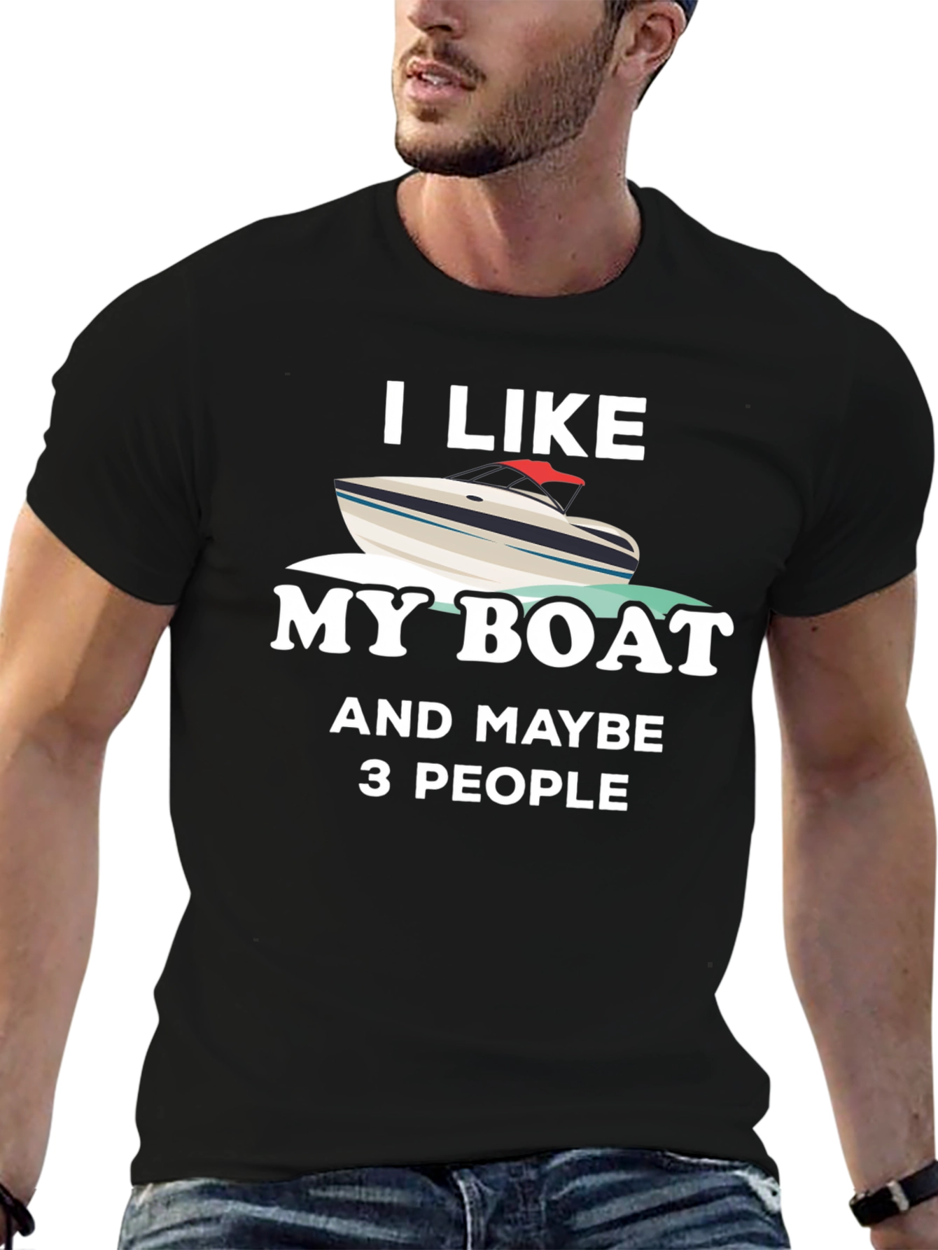 I Like My Boat Funny Boating T-Shirt
