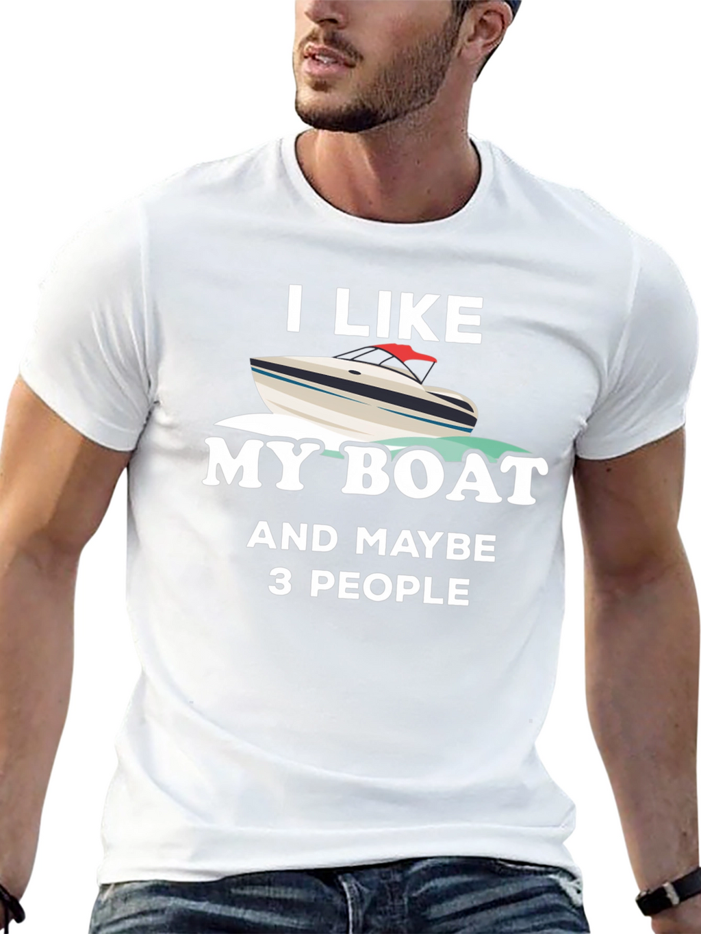 I Like My Boat Funny Boating T-Shirt