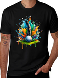 Colorful Golf Swing T-Shirt