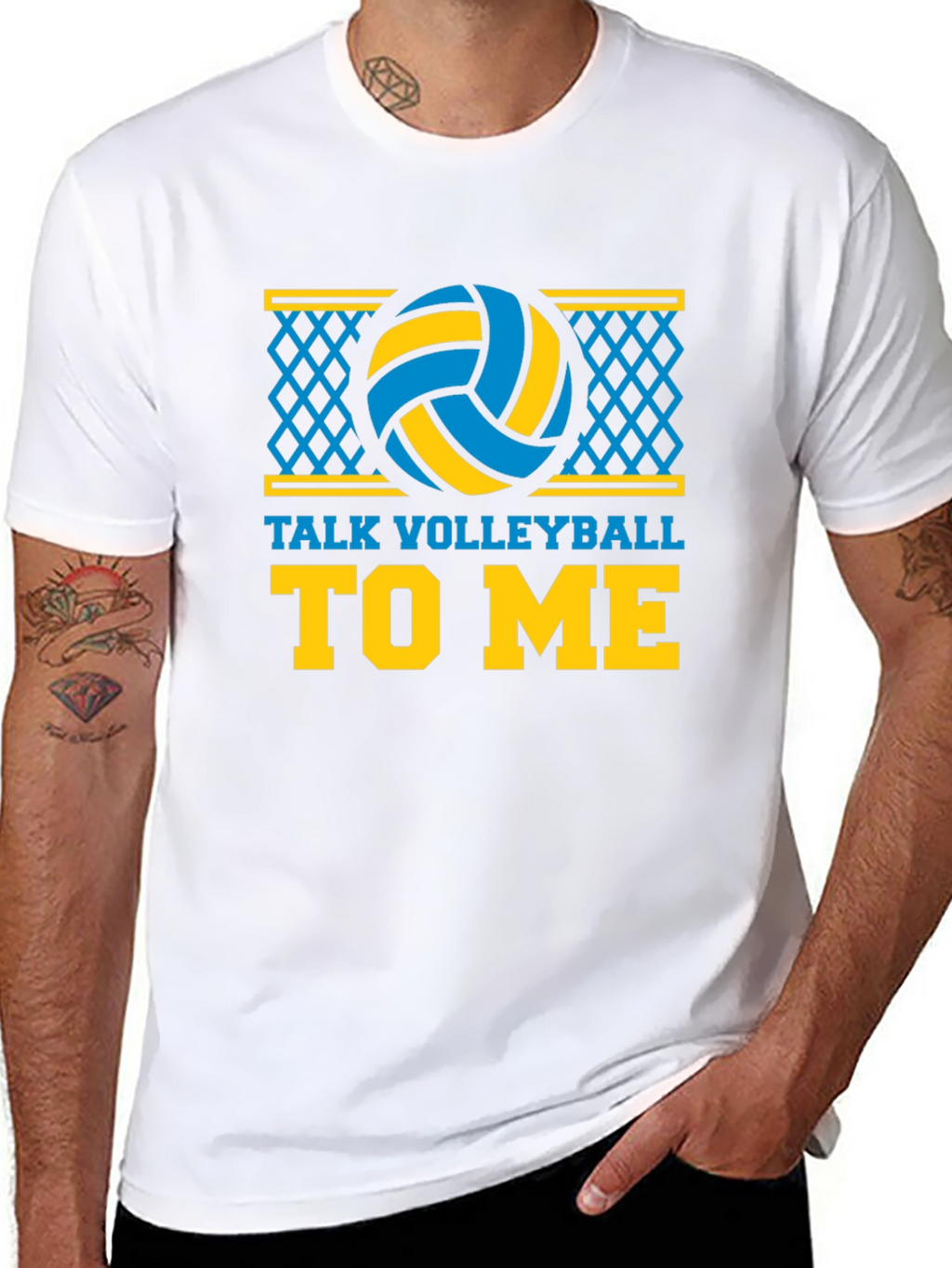 Talk Volleyball to Me Graphic T-Shirt