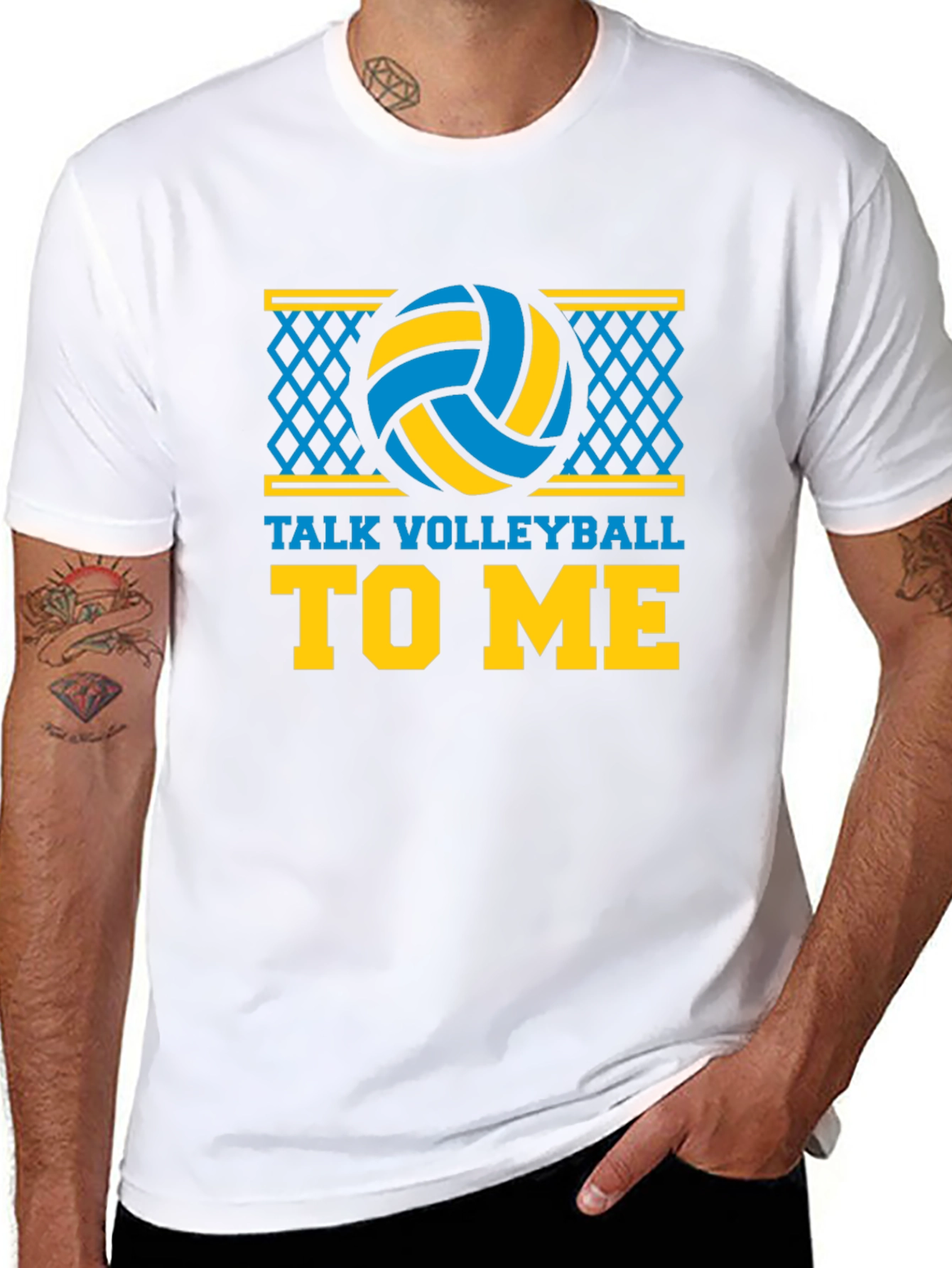 Talk Volleyball to Me Graphic T-Shirt
