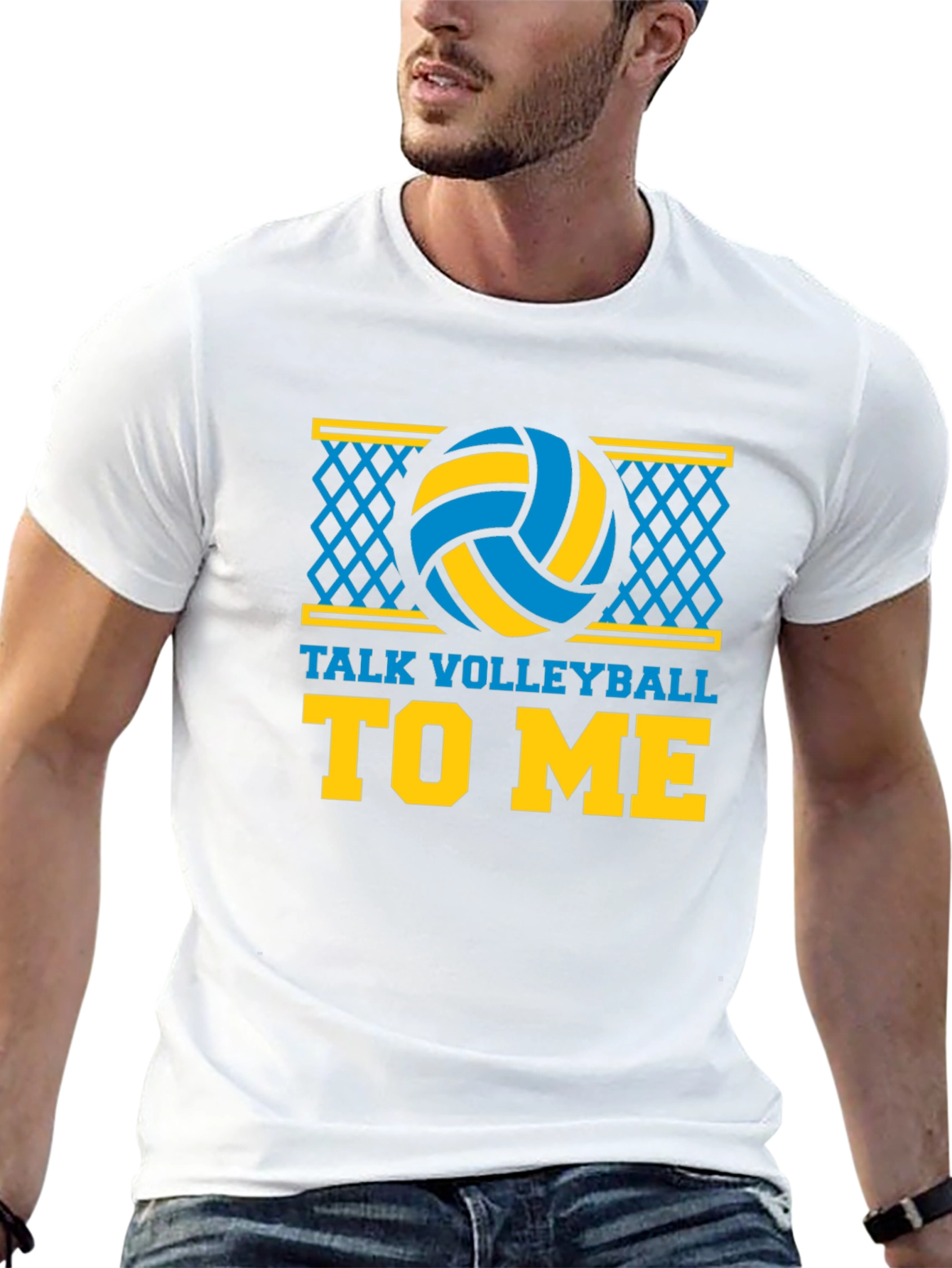 Talk Volleyball to Me Graphic T-Shirt