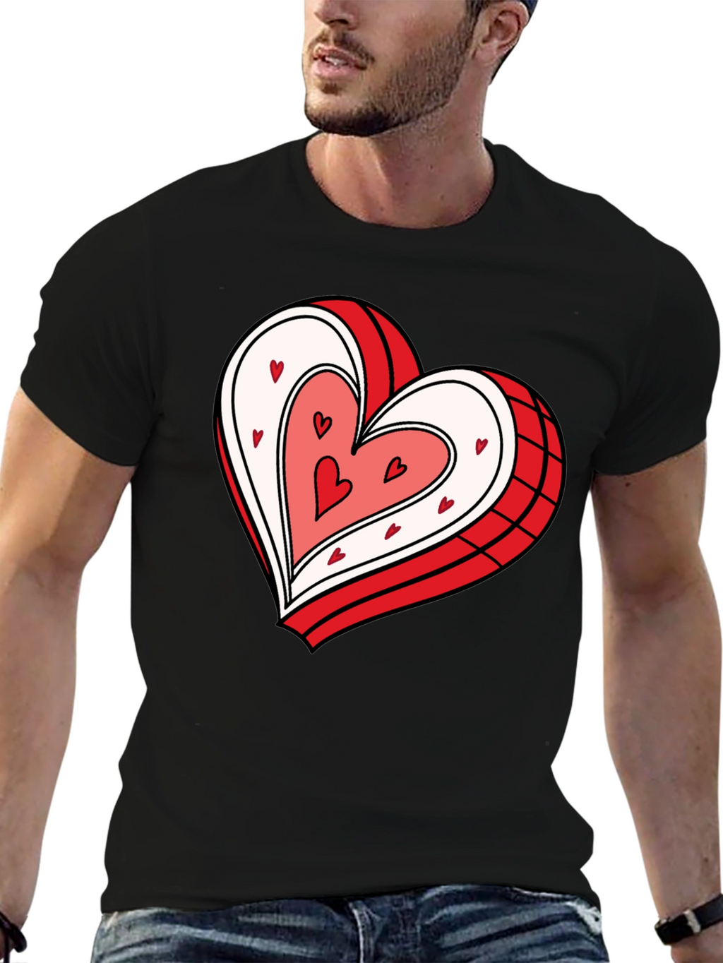 Heart Graphic Tee - Stylish & Comfy