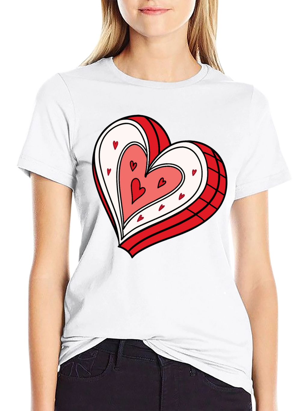 Heart Graphic Tee - Stylish & Comfy