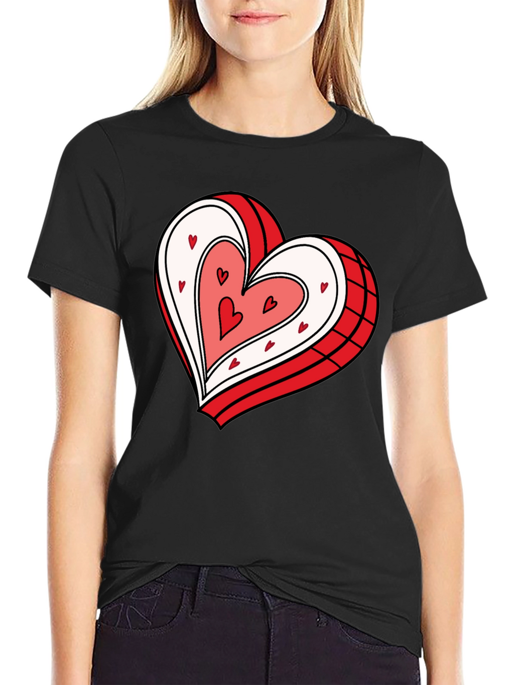 Heart Graphic Tee - Stylish & Comfy