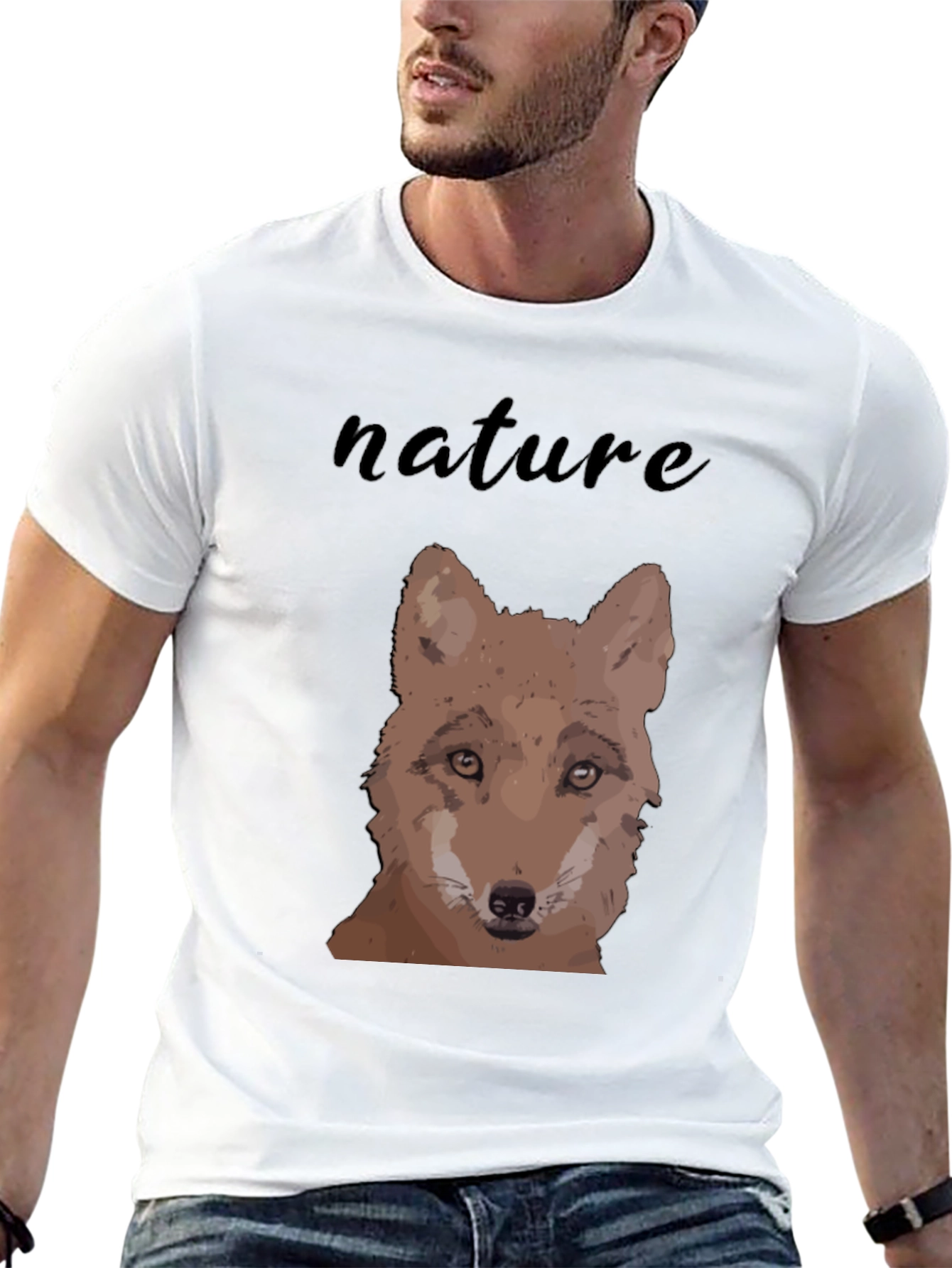 Nature Wolf Graphic Tee