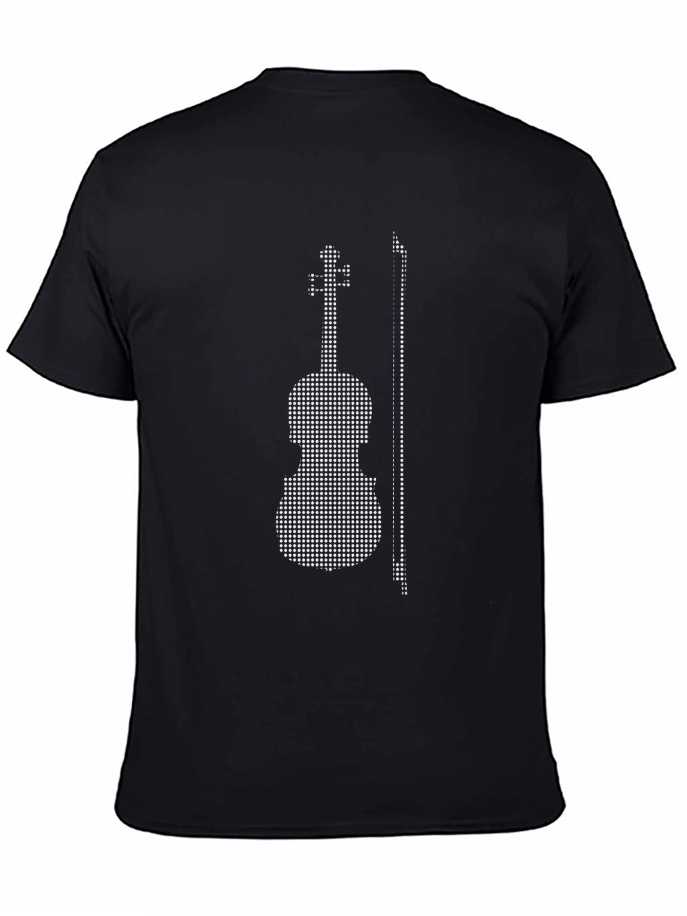 Violin Graphic Tee - Classic Musician T-Shirt