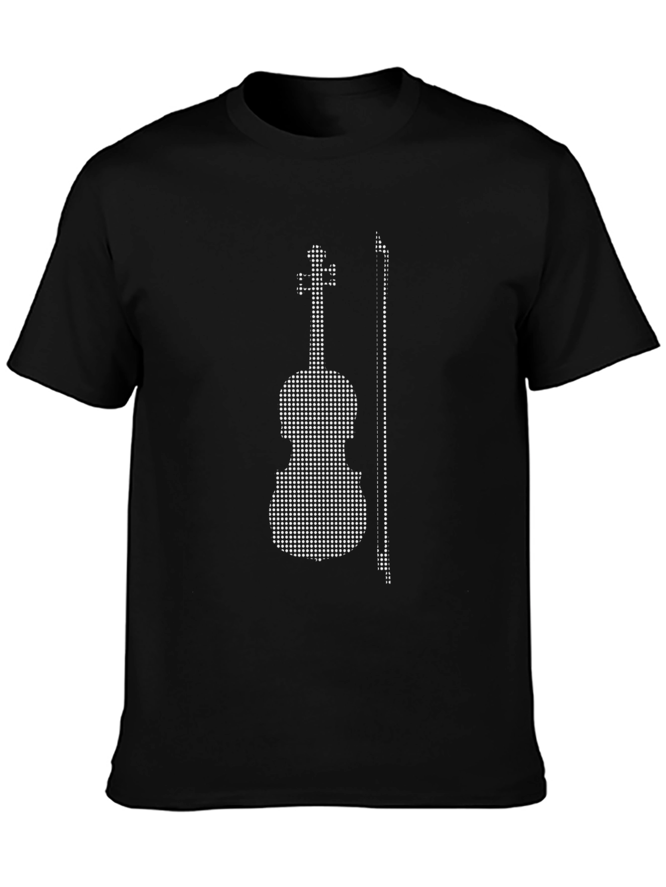 Violin Graphic Tee - Classic Musician T-Shirt