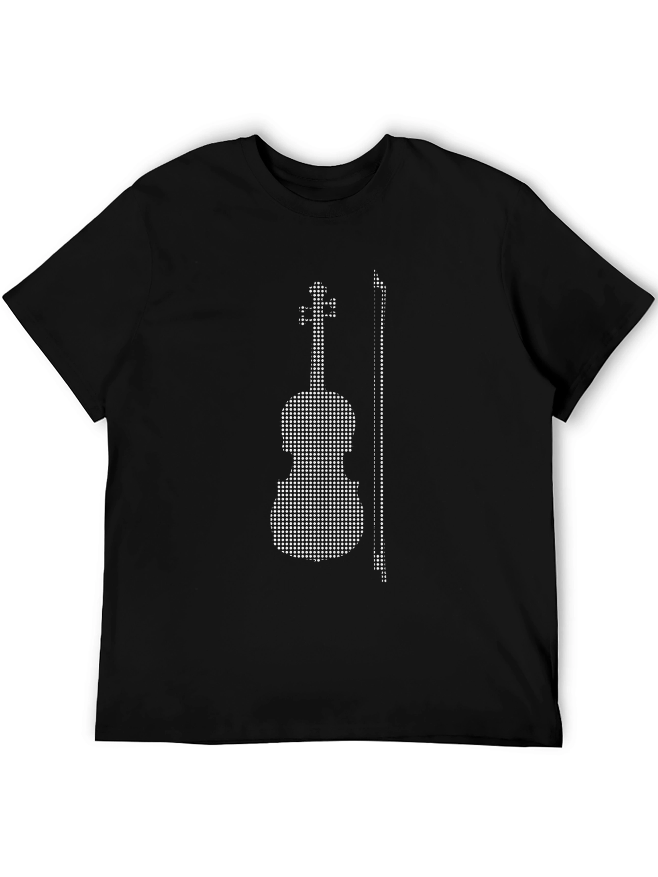 Violin Graphic Tee - Classic Musician T-Shirt