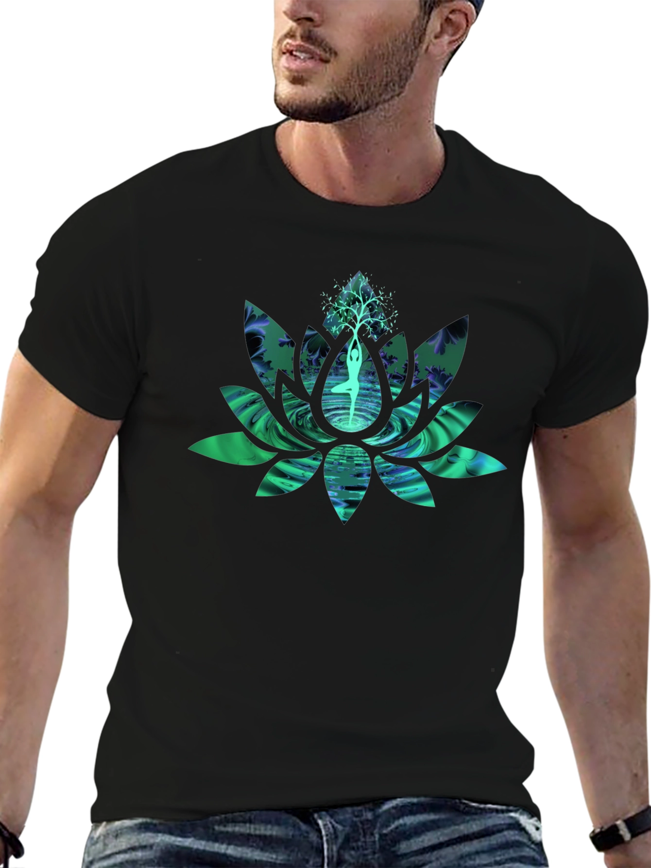 Yoga Lotus Tree T-Shirt