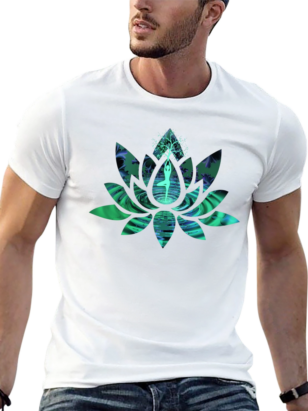 Yoga Lotus Tree T-Shirt