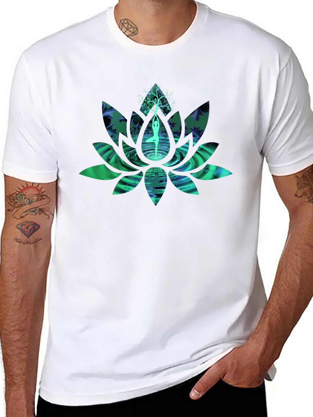 Yoga Lotus Tree T-Shirt