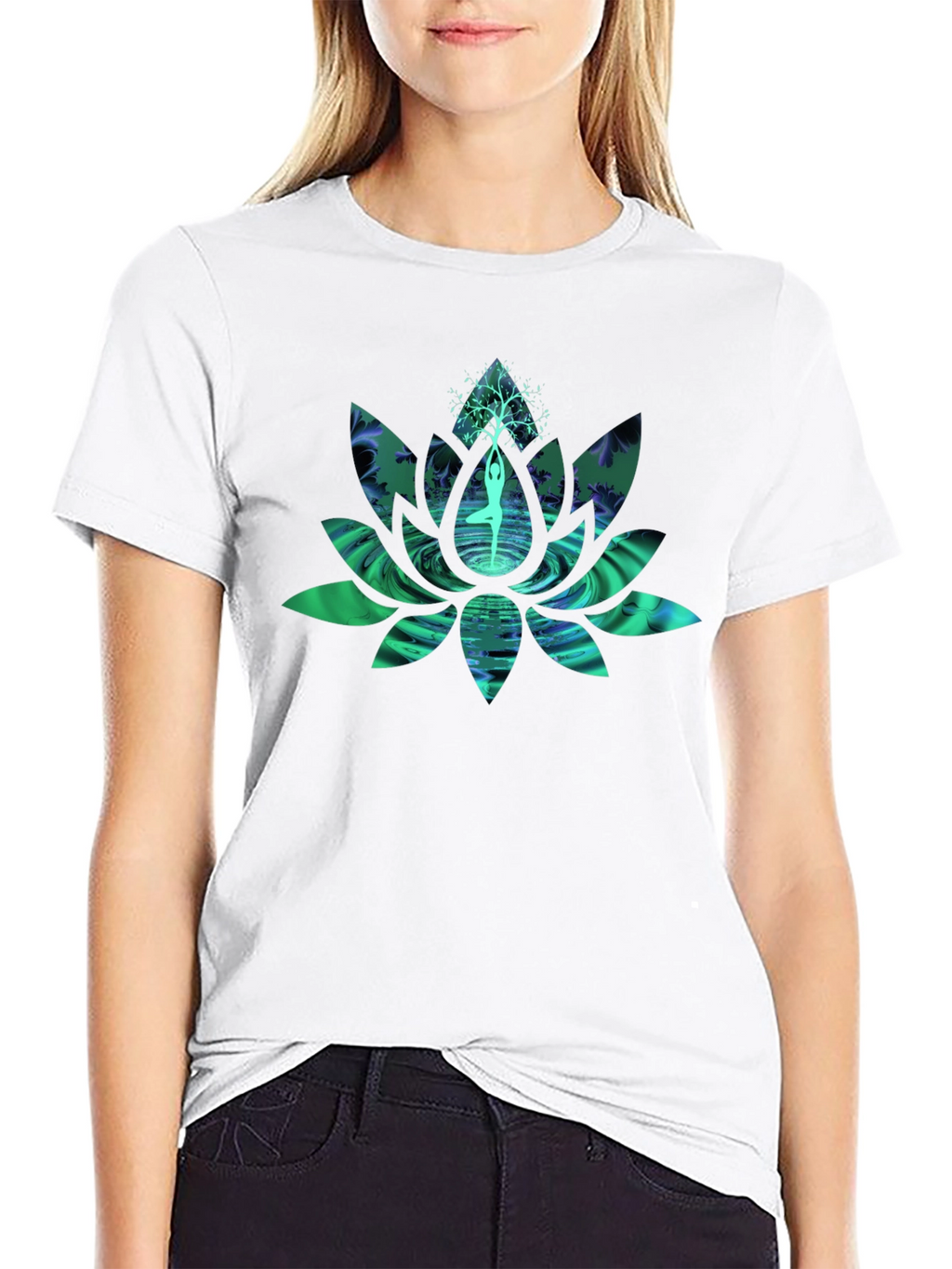 Yoga Lotus Tree T-Shirt