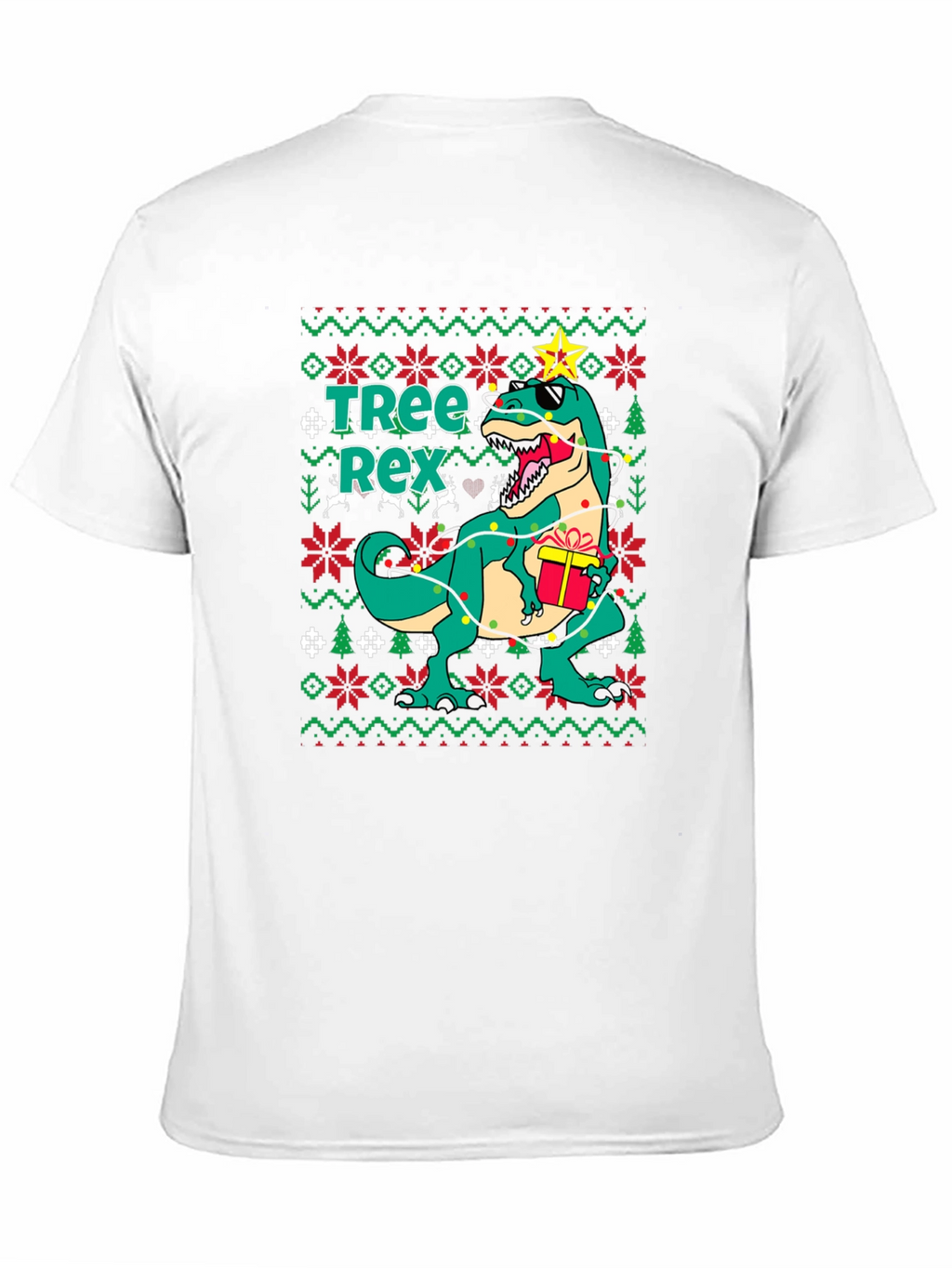 Tree Rex Ugly Christmas Sweater T-Shirt