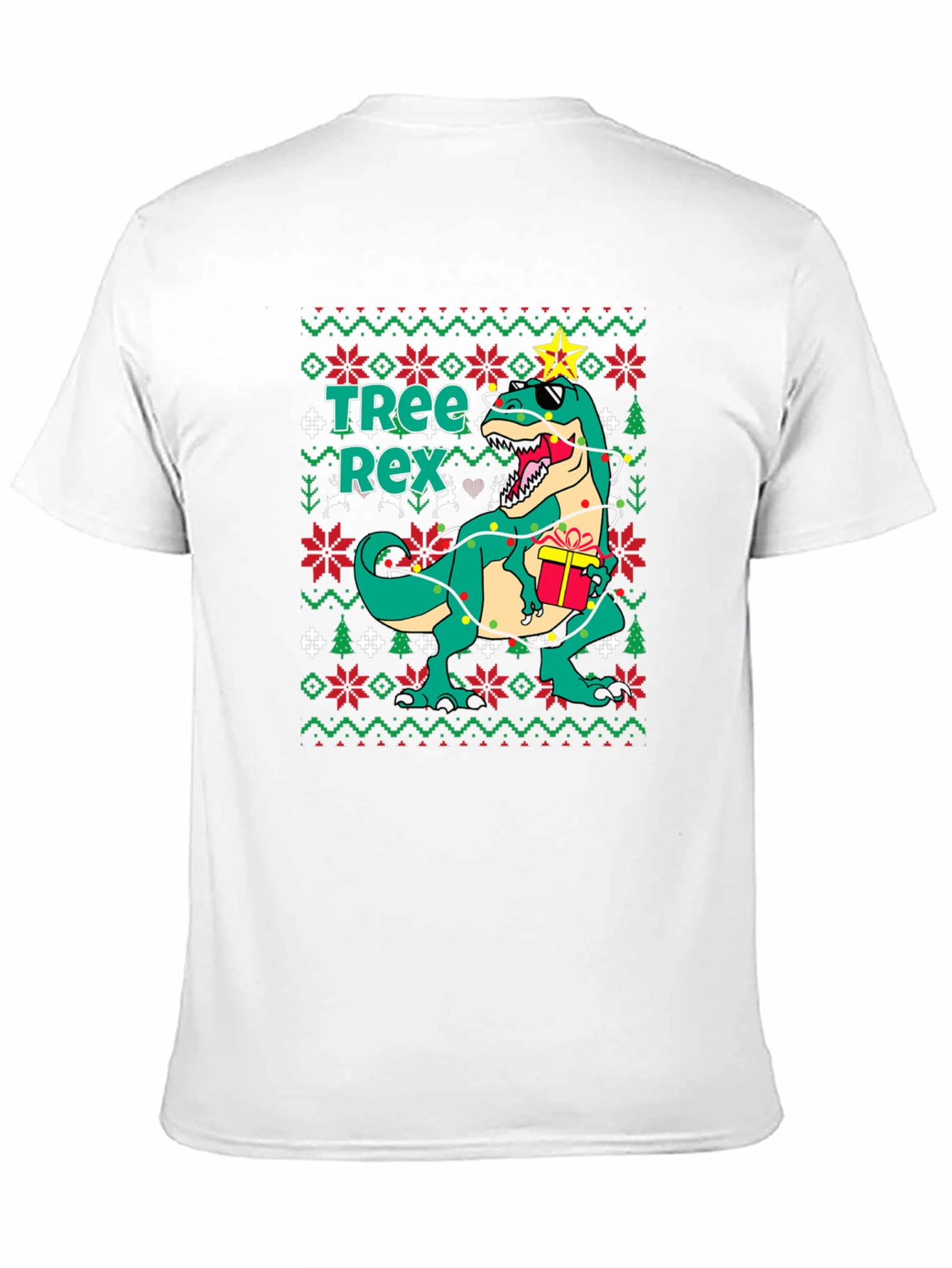 Tree Rex Ugly Christmas Sweater T-Shirt