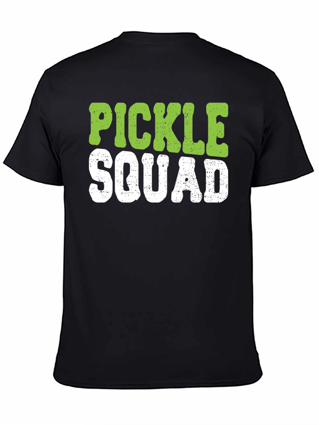Pickle Squad Graphic Tee - Black Crew Neck T-Shirt