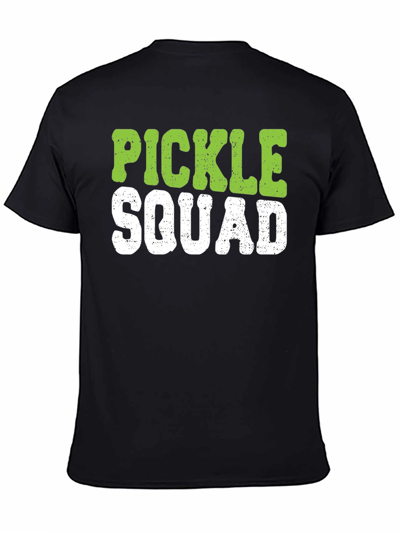Pickle Squad Graphic Tee - Black Crew Neck T-Shirt