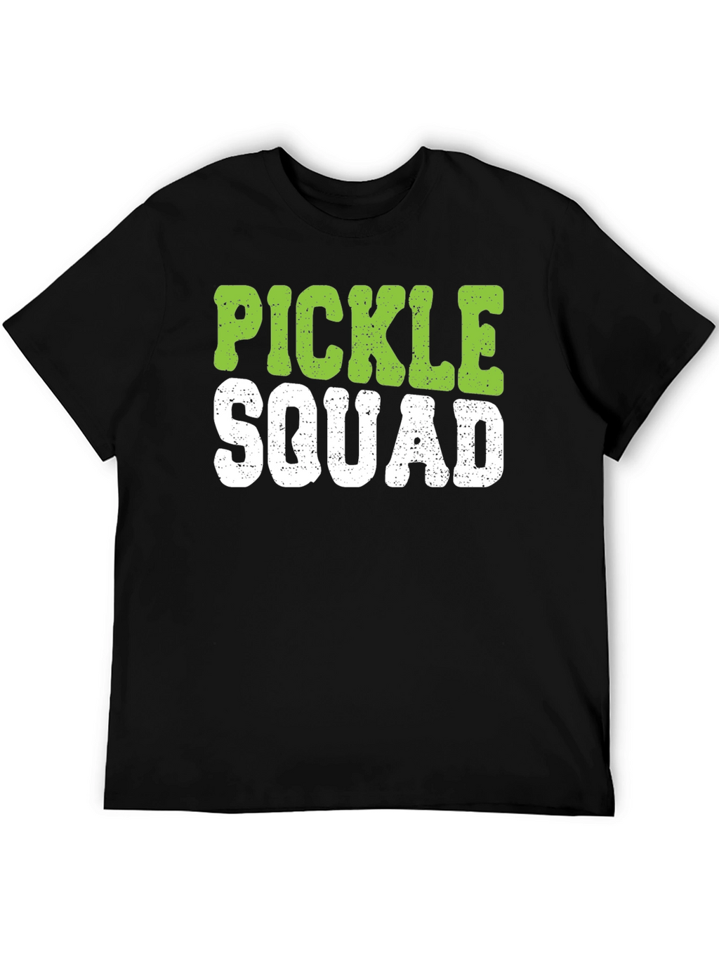 Pickle Squad Graphic Tee - Black Crew Neck T-Shirt