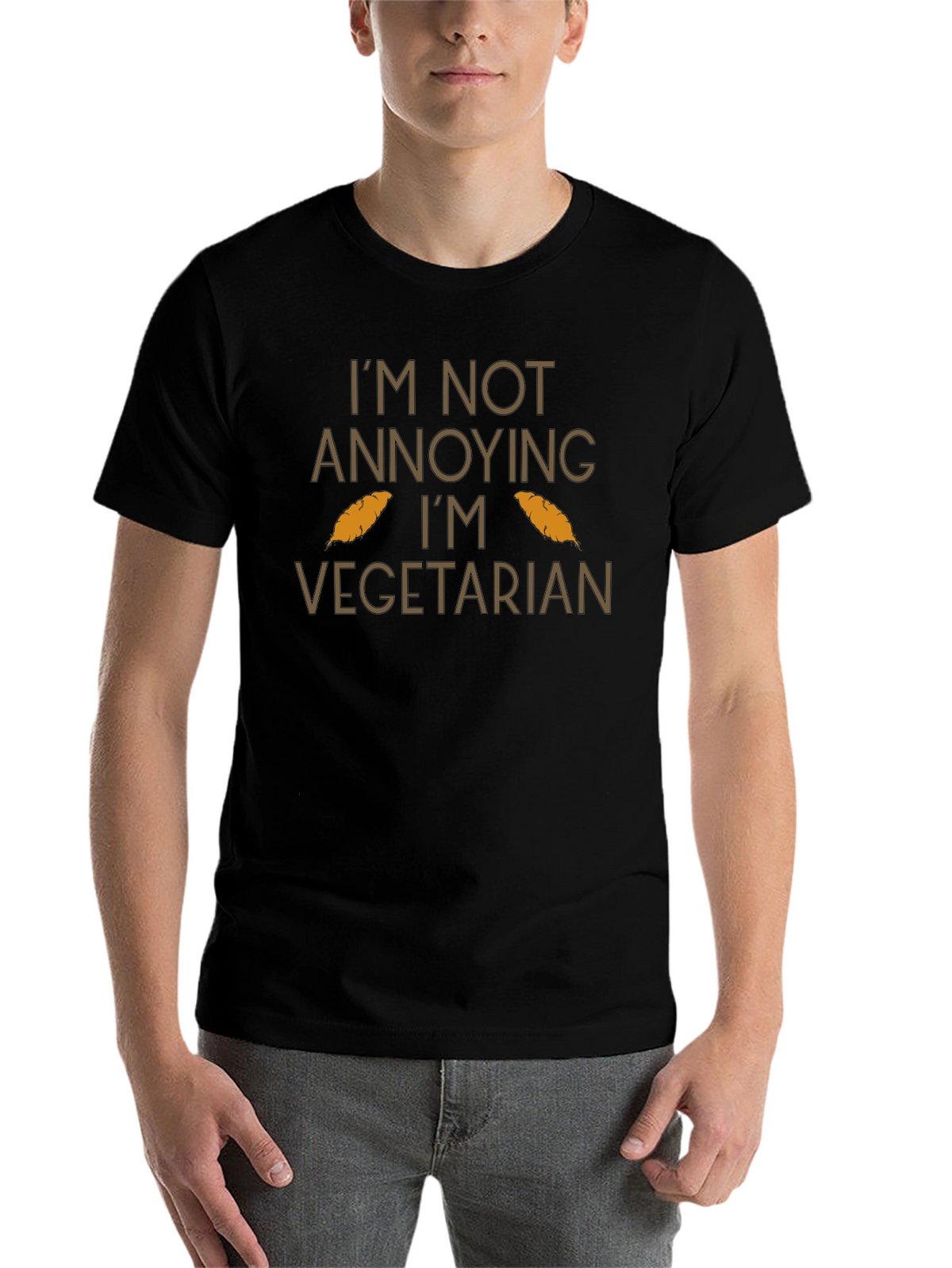 Im Not Annoying Im Vegetarian Graphic Tee