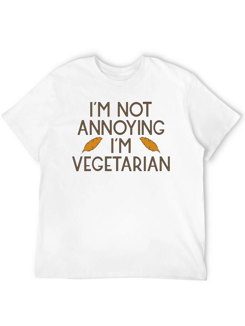 Im Not Annoying Im Vegetarian Graphic Tee