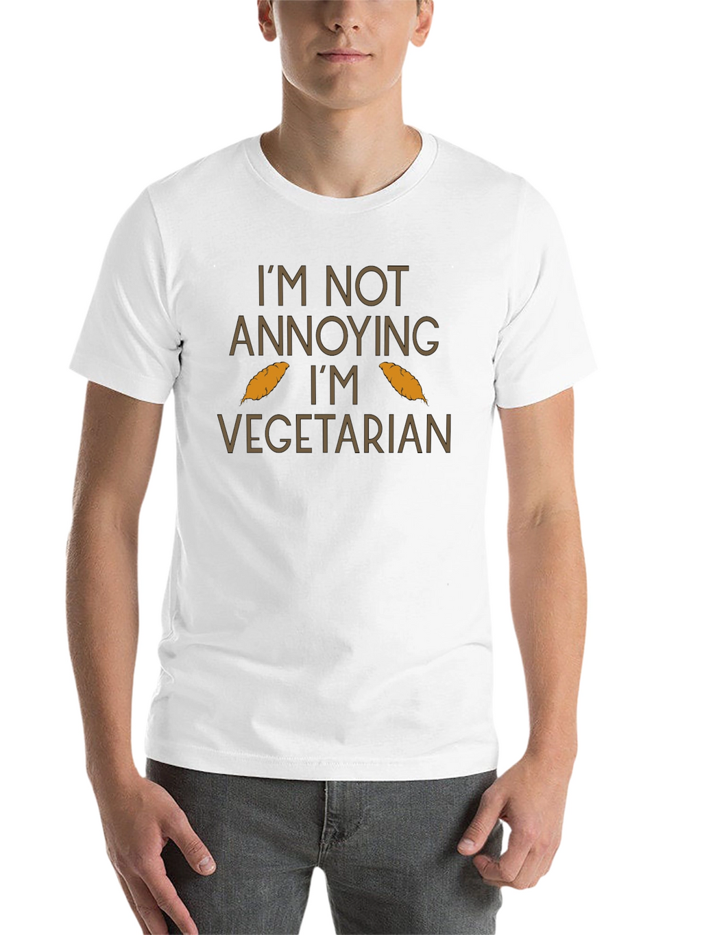 Im Not Annoying Im Vegetarian Graphic Tee