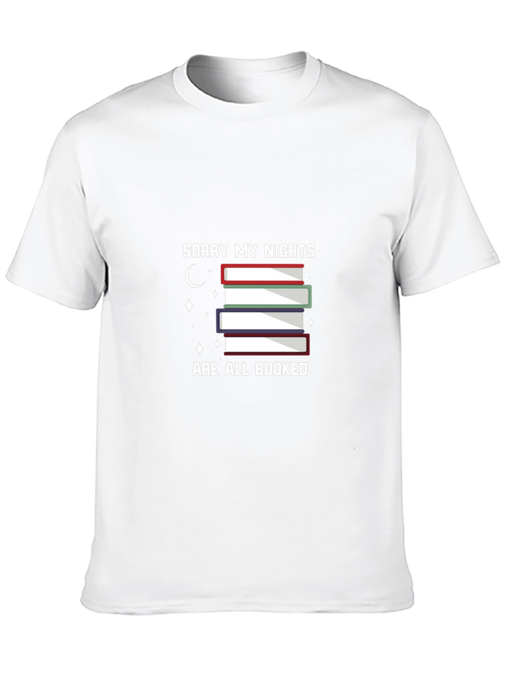 Booked Nights Graphic T-Shirt - Book Lovers Tee