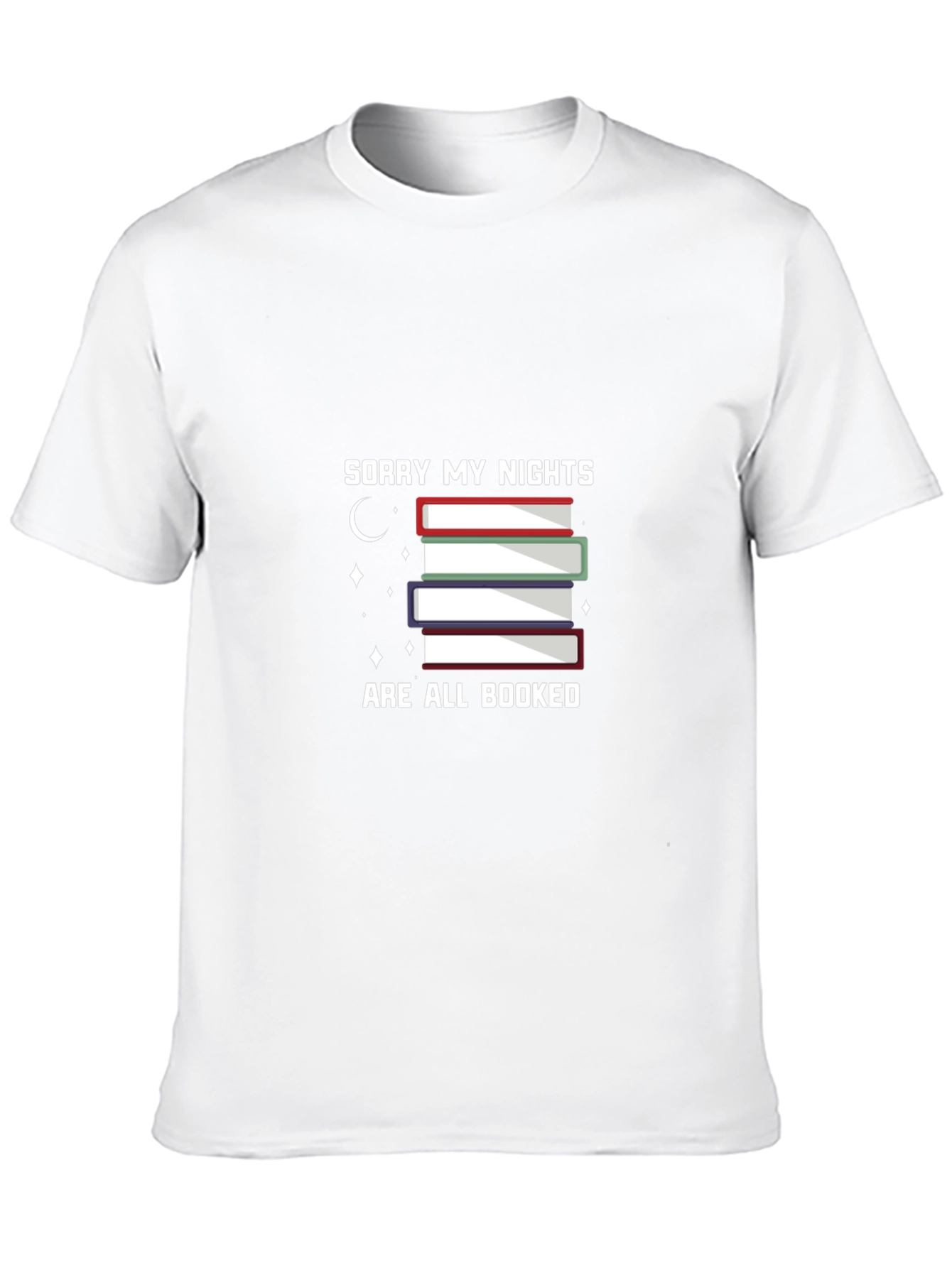 Booked Nights Graphic T-Shirt - Book Lovers Tee