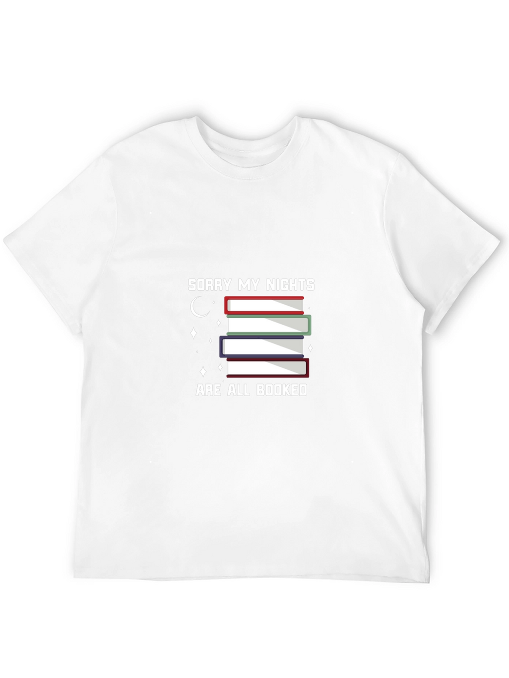 Booked Nights Graphic T-Shirt - Book Lovers Tee
