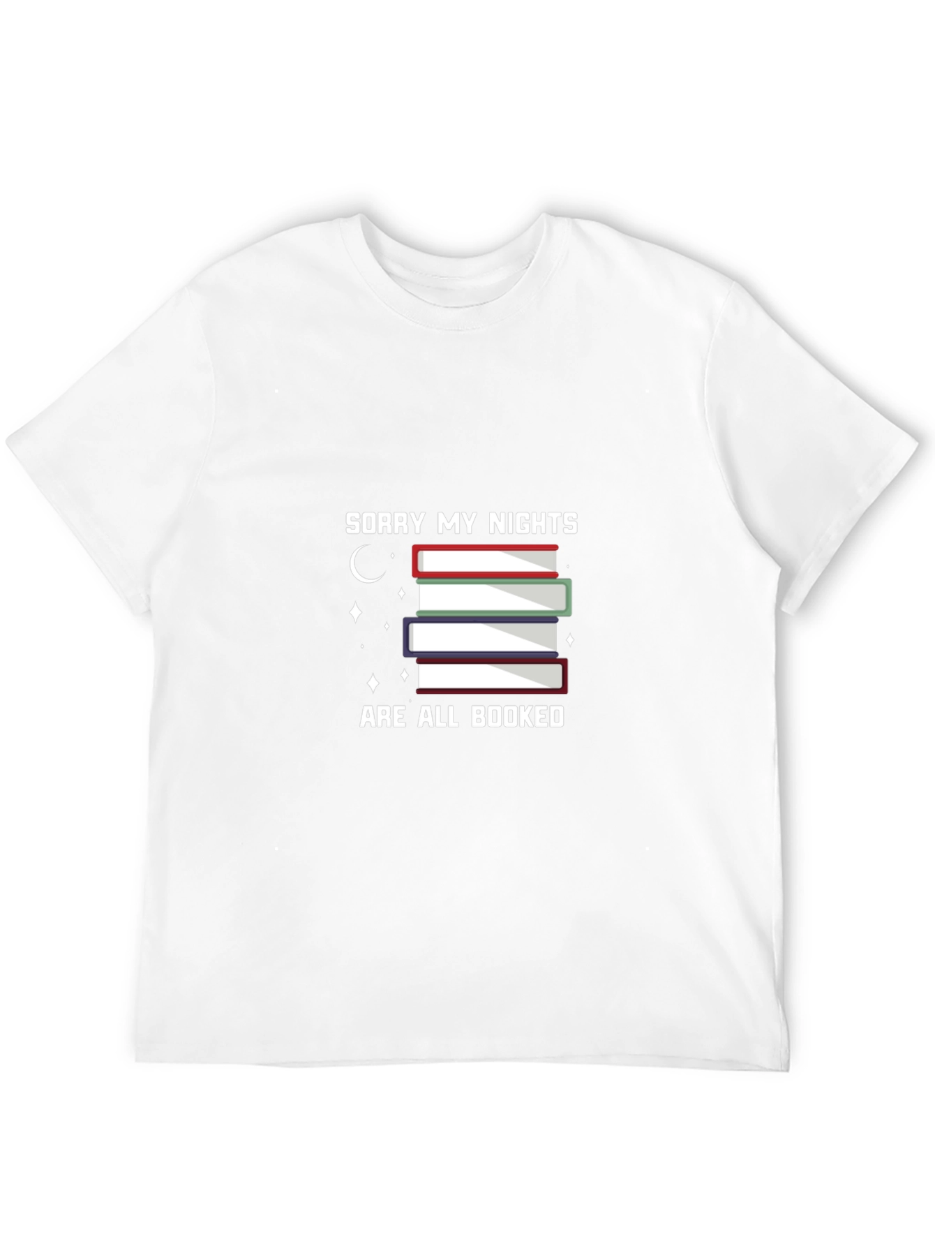 Booked Nights Graphic T-Shirt - Book Lovers Tee