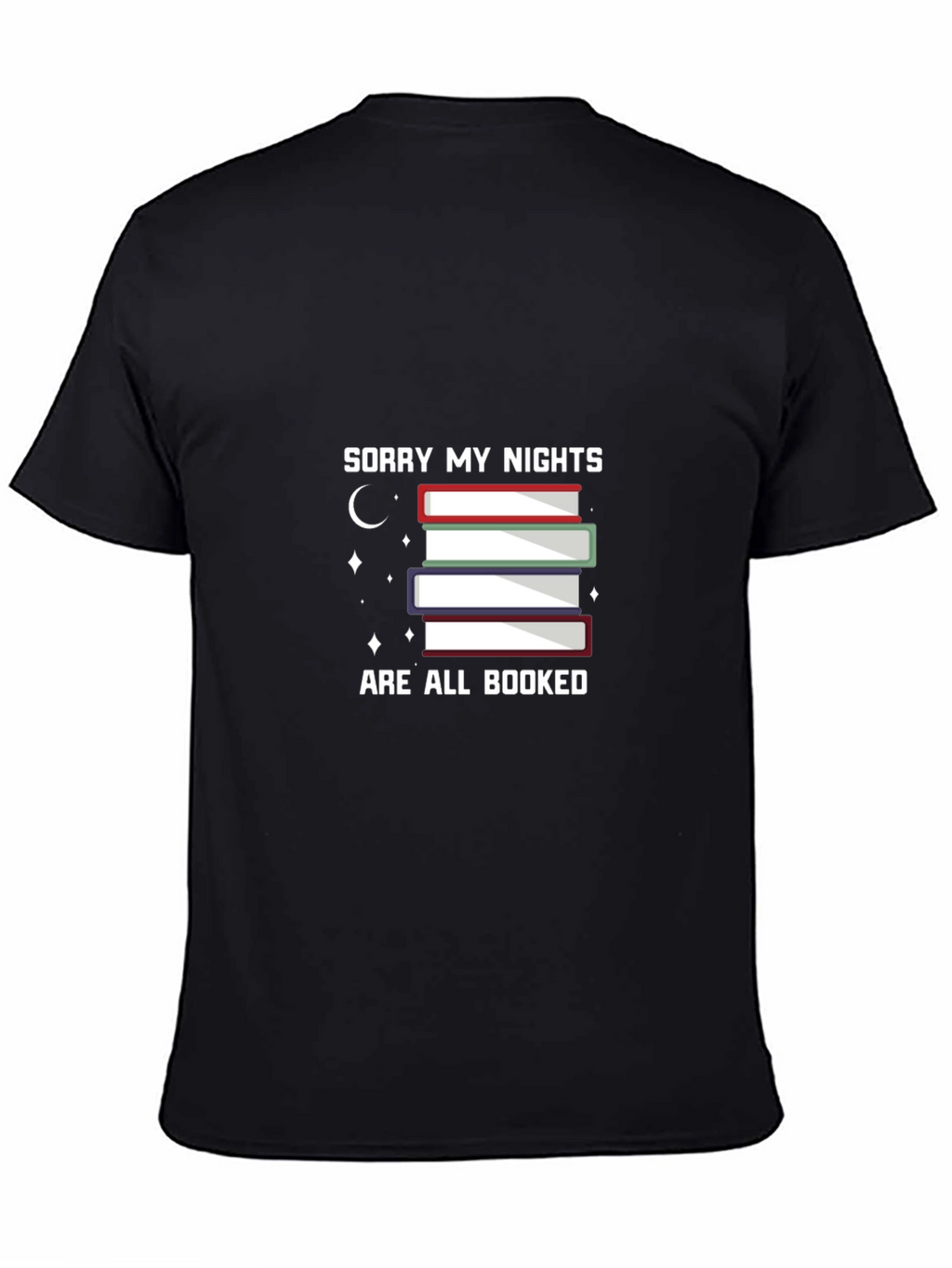 Booked Nights Graphic T-Shirt - Book Lovers Tee