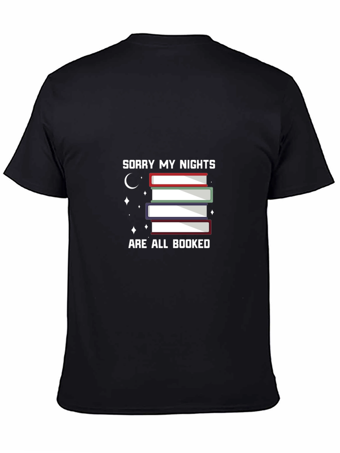 Booked Nights Graphic T-Shirt - Book Lovers Tee