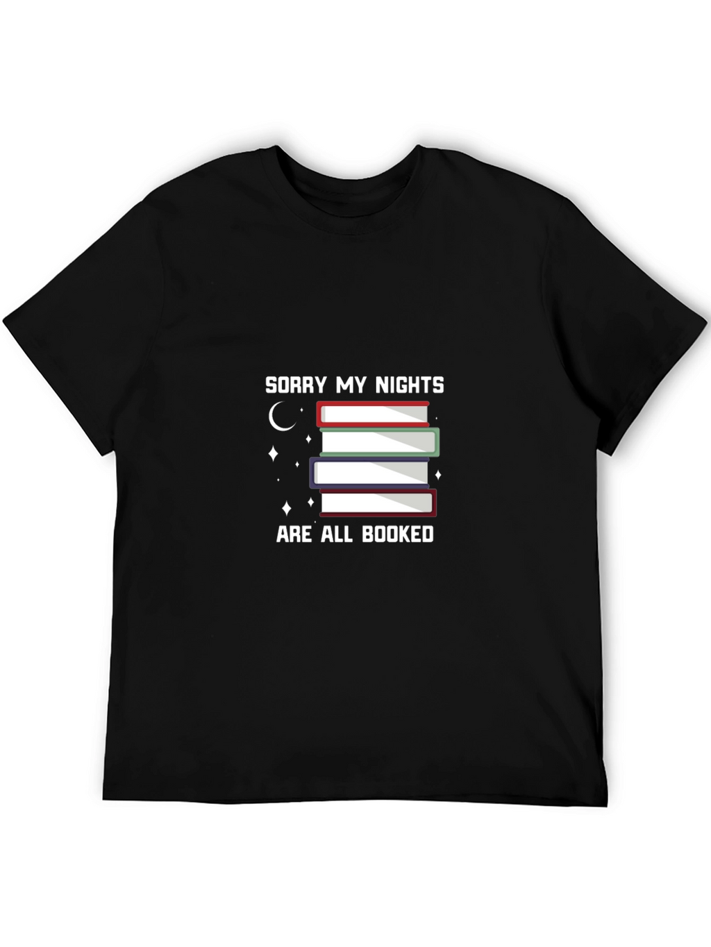 Booked Nights Graphic T-Shirt - Book Lovers Tee