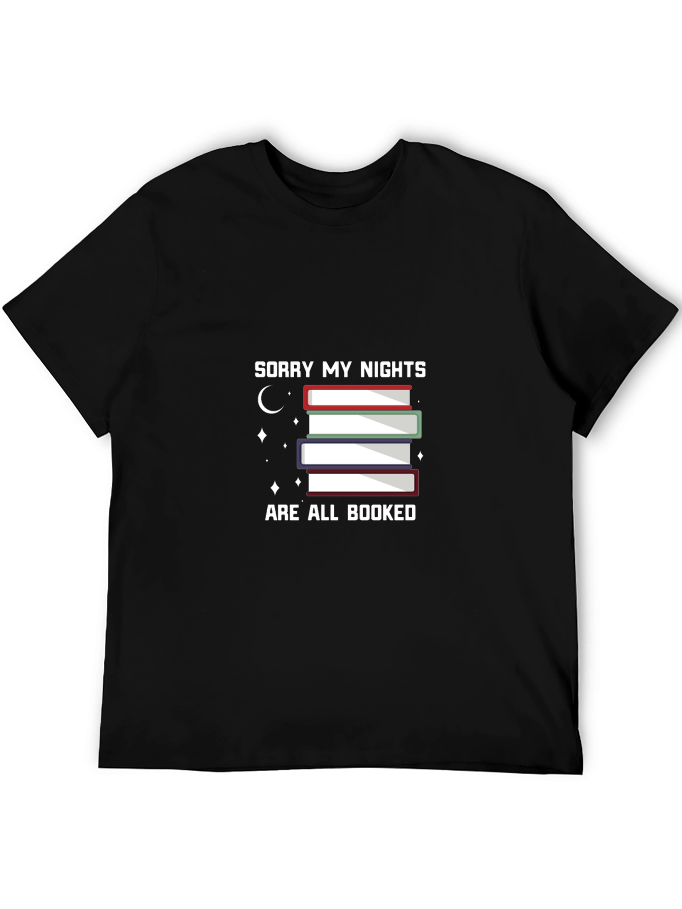Booked Nights Graphic T-Shirt - Book Lovers Tee
