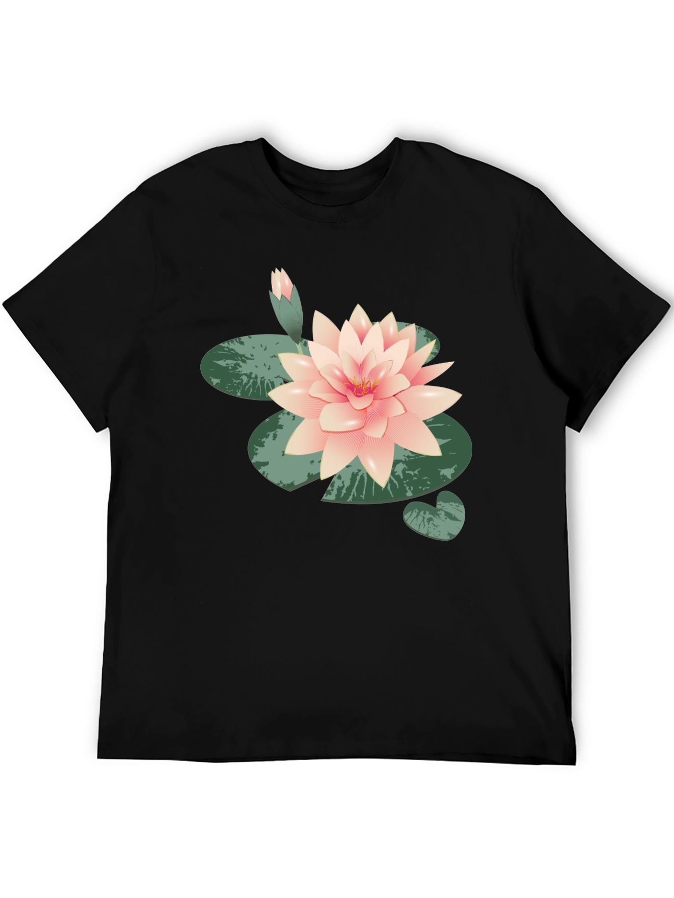 Lotus Flower Graphic T-Shirt