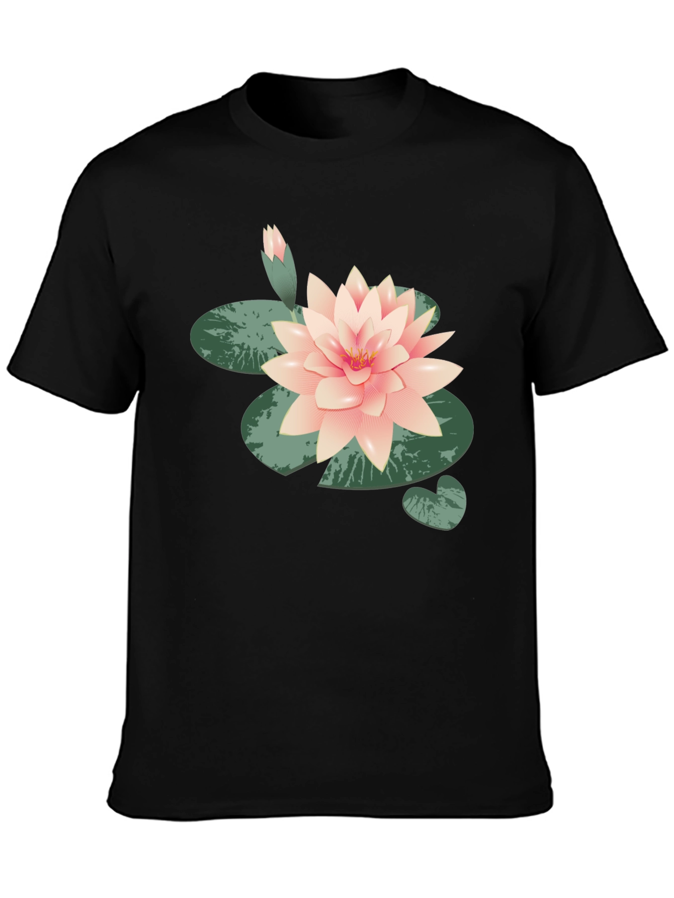 Lotus Flower Graphic T-Shirt