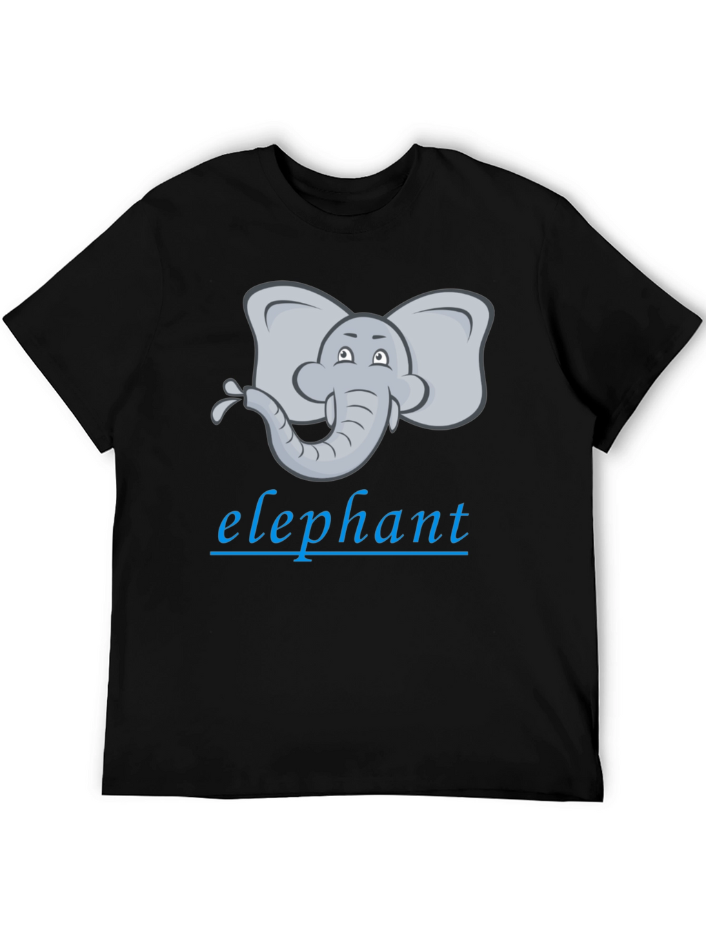 Elephant Cartoon Graphic Tee - Unisex