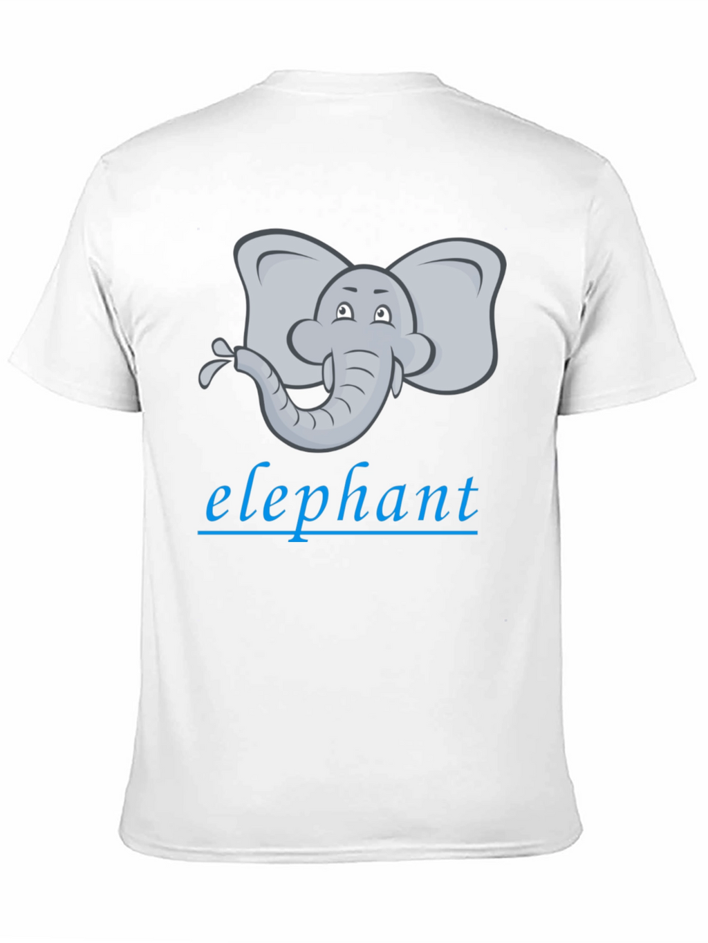 Elephant Cartoon Graphic Tee - Unisex
