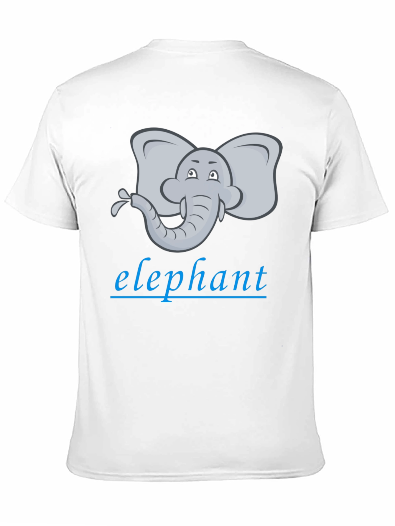 Elephant Cartoon Graphic Tee - Unisex