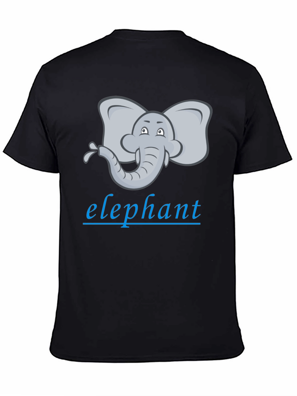 Elephant Cartoon Graphic Tee - Unisex
