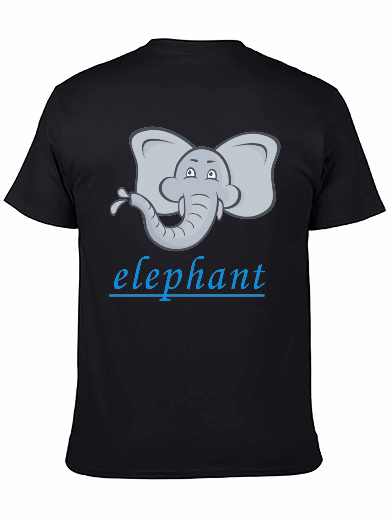 Elephant Cartoon Graphic Tee - Unisex
