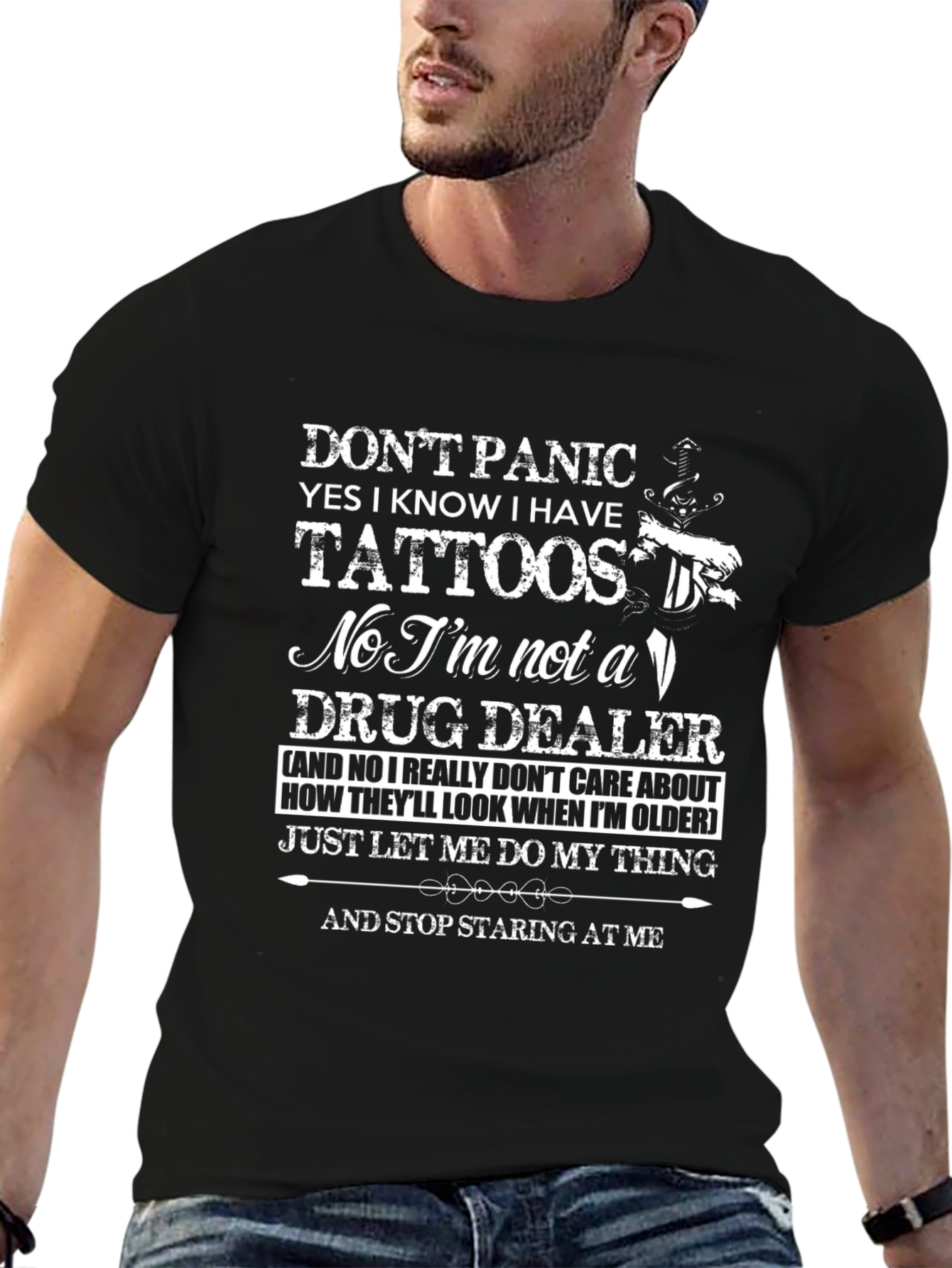 Tattoo Statement Graphic T-Shirt