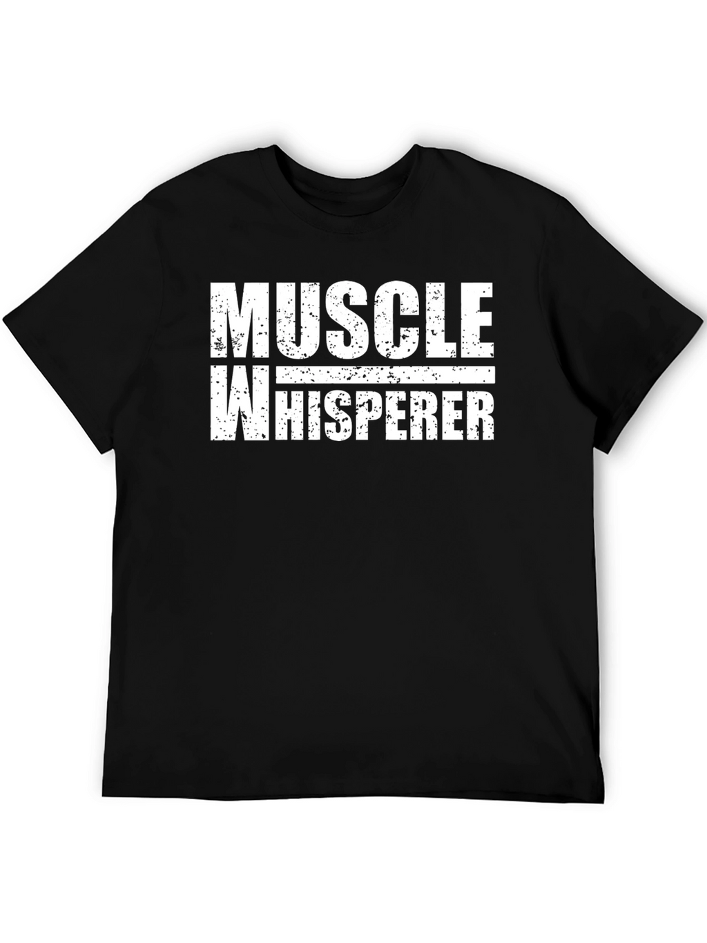 Muscle Whisperer Graphic T-Shirt - Black Cotton Tee