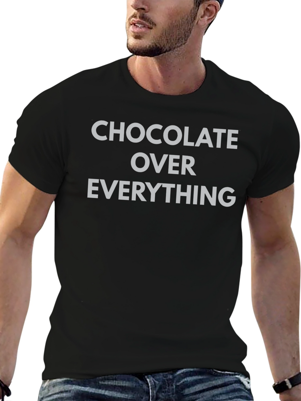 Chocolate Over Everything Graphic Tee