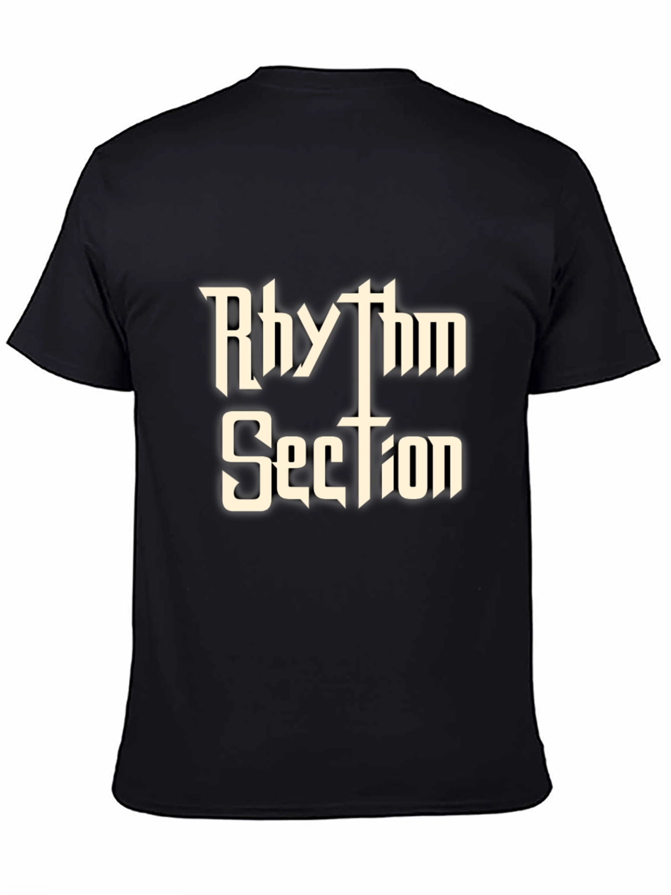 Rhythm Section Graphic Tee - Black Cotton Blend Shirt