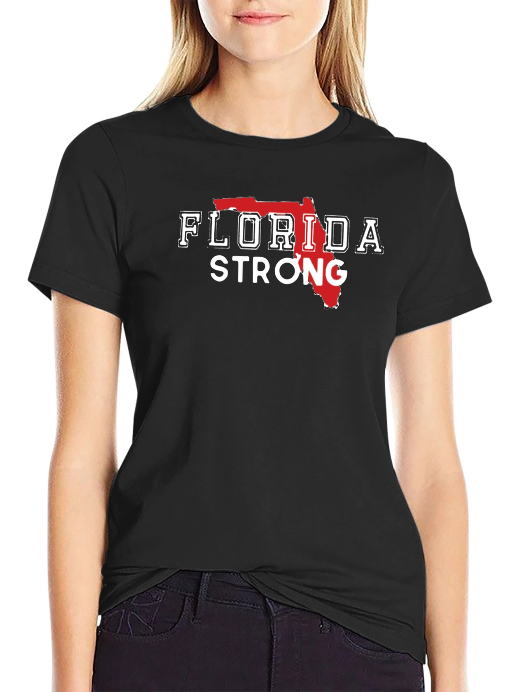 Florida Strong Graphic Print T-Shirt