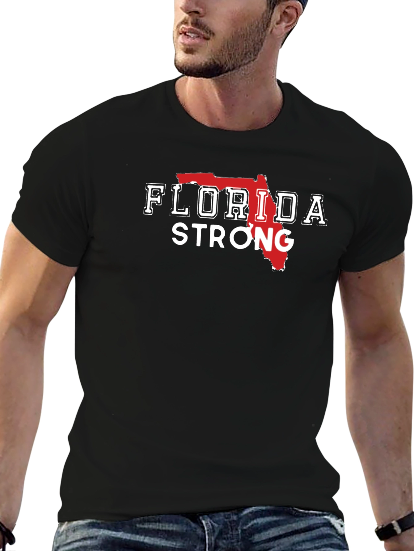 Florida Strong Graphic Print T-Shirt