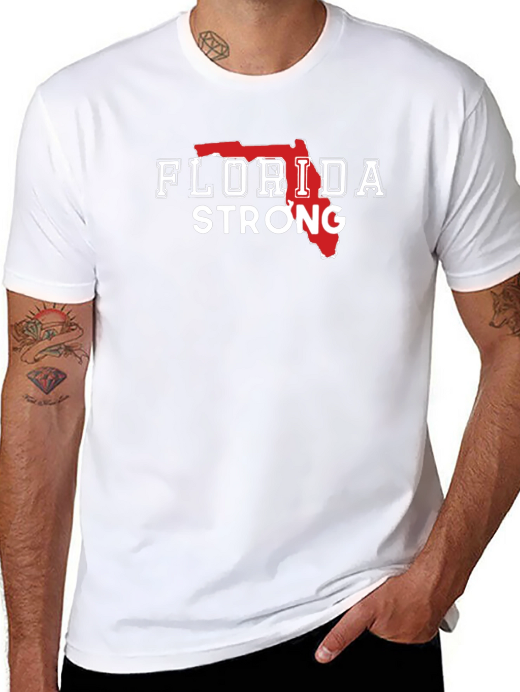 Florida Strong Graphic Print T-Shirt
