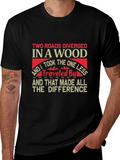 Two Roads Diverged T-Shirt - Inspirational Travel Tee