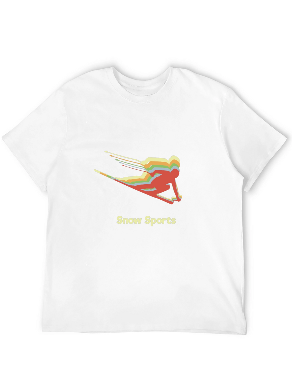Retro Snow Sports T-Shirt - Cool Ski Design