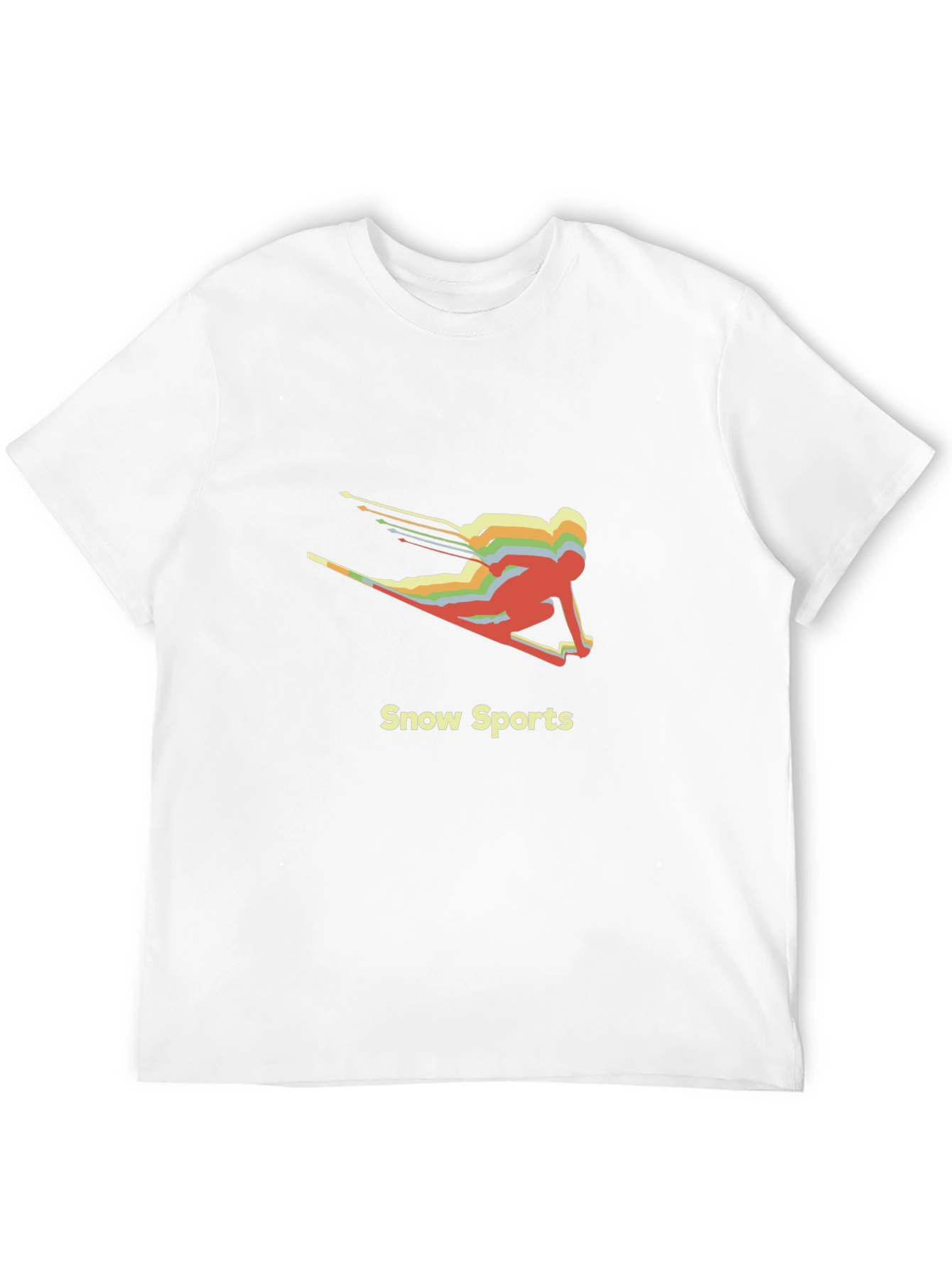 Retro Snow Sports T-Shirt - Cool Ski Design
